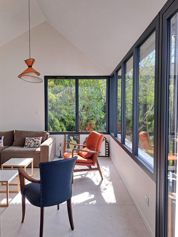 Coupe sur toiture végétalisée