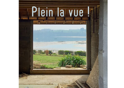 Extension bois d’une maison néo-bretonne sur les bords de Rance